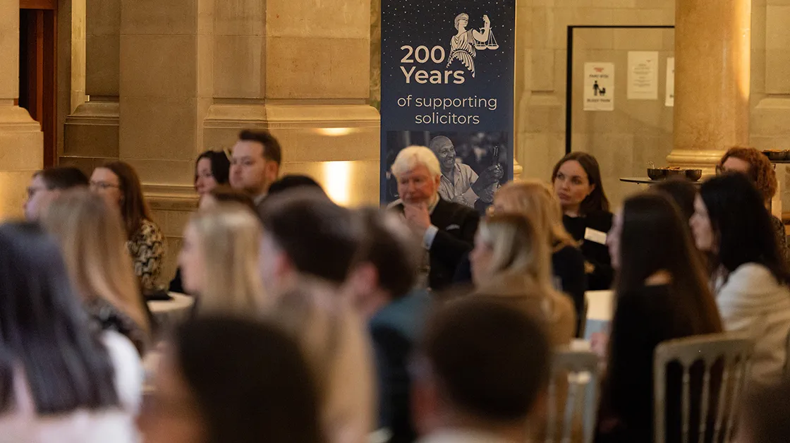 A group of solicitors at the Cardiff bicentenary event.