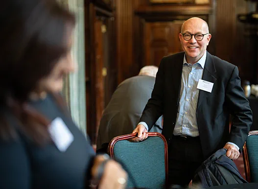 Law Society Council members in discussion at a strategic planning event