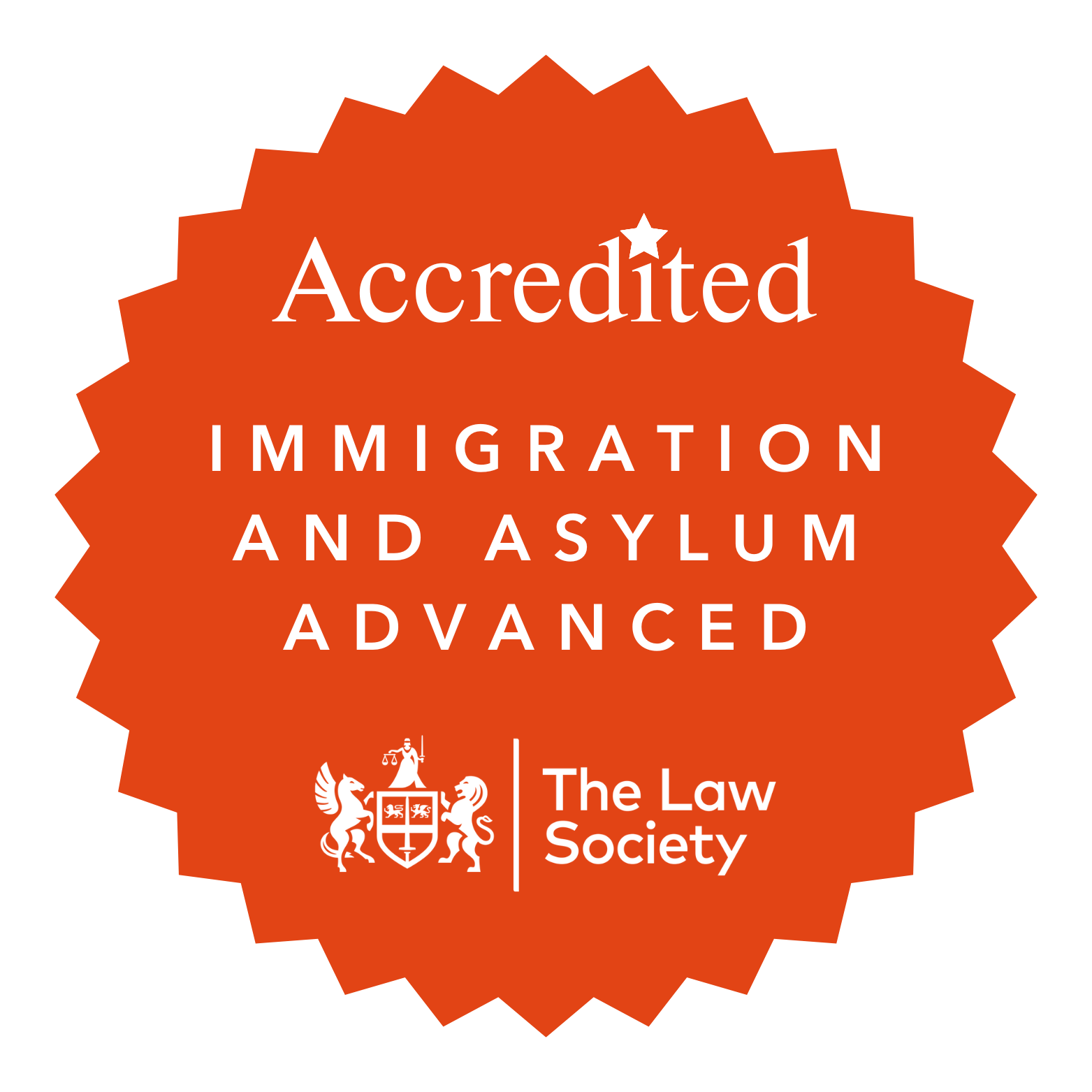 Immigration Law Advanced accreditation logo