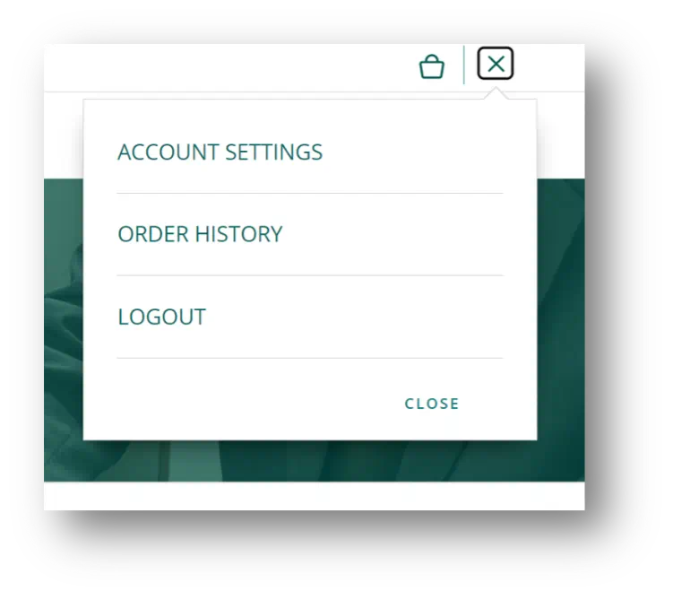 Learning order history menu