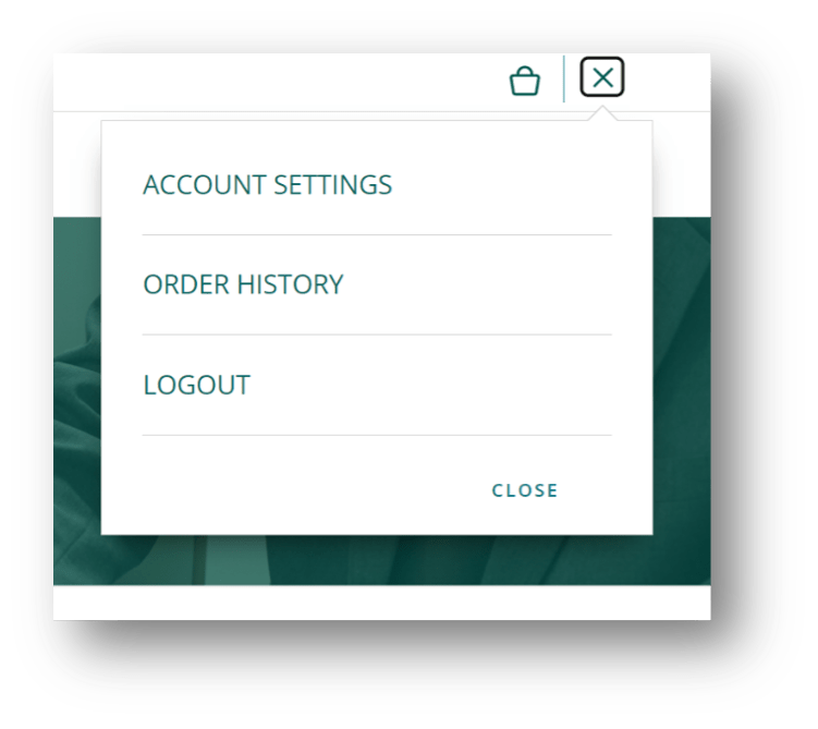 Learning order history menu