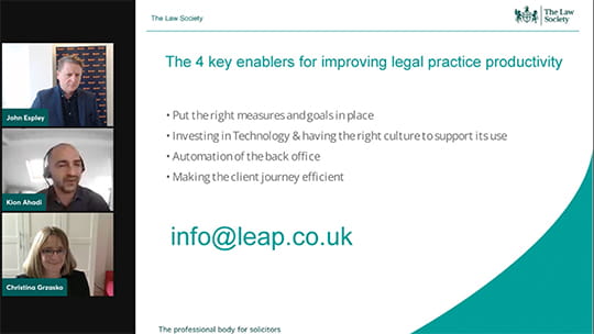 The 4 key enablers for improving legal practice productivity
