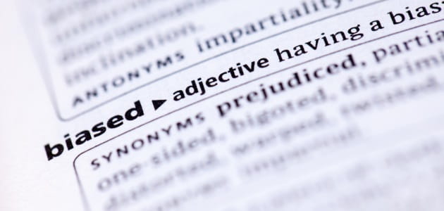 biased dictionary definition