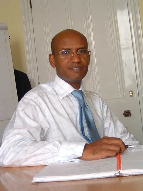 Solicitor Abraham Ghebre-Ghiorghis at work at Brighton and Hove Council in 2006