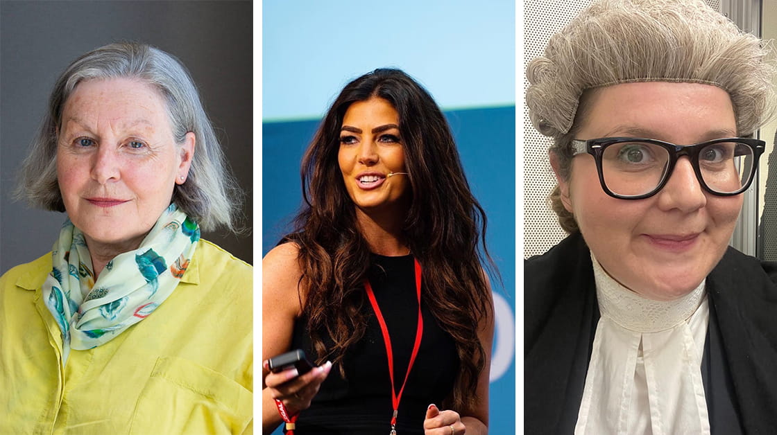 Left to right: Mary Jackson, Chrissie Woolfe and Rebecca Wood.