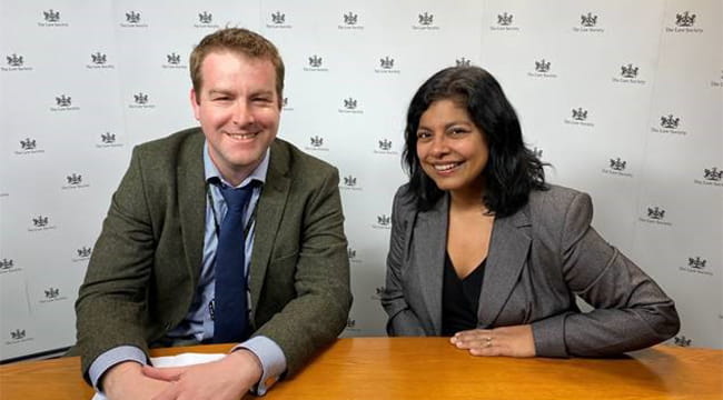 Nick Denys and Shantha David