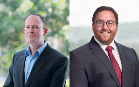 DAC Beachcroft partner Ben Daniels and senior associate Jon Quirk.
